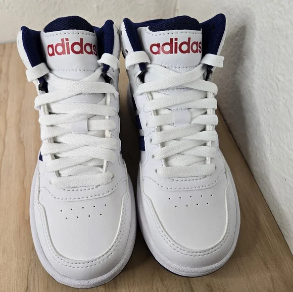 Adidas Kids HOOPS 3.0 MID Cloud White/Victory BlueGZ9647